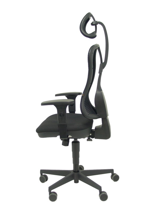 PIQUERAS Y CRESPO Silla de oficina Agudo con mecanismo Sincro, Negro
