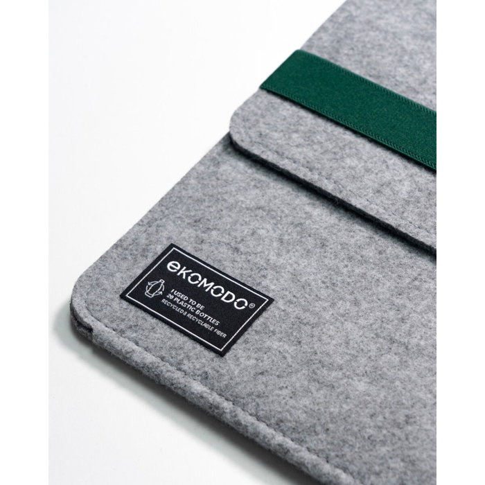 EKOMODO Funda HAZI 15 Friendly Verde y Gris