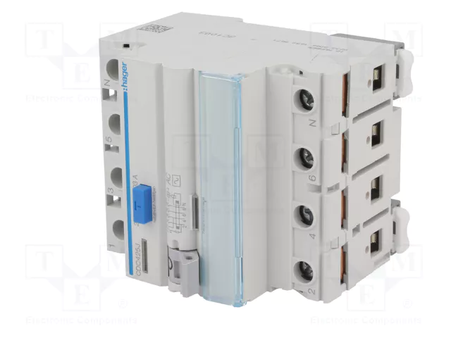 HAGER Interruptor diferencial 25A 30mA 3+N