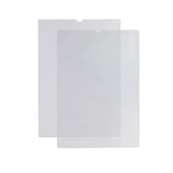 Grafoplás Fundas Portadocumentos PVC 150 Micras con Uñero, Transparente (Set de 75)