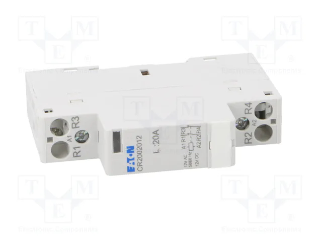 EATON ELECTRIC CR20 Contactor 2-polar 20A 12VAC NC x2