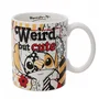 Enesco Taza Disney Stitch con diseño 'Weird but cute', ideal para fans, colección y uso diario