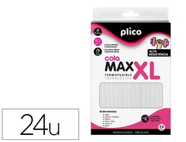 Cola Termofusible En Barra Plico Max-Xl Ø 11,5Mm X 200Mm Alta Resistencia Caja De 24