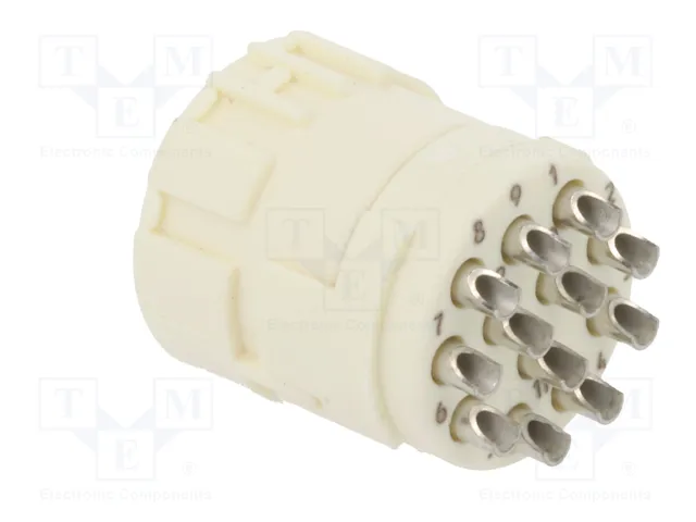 HARTING Conector M23 hembra de 12 pines para aplicaciones industriales