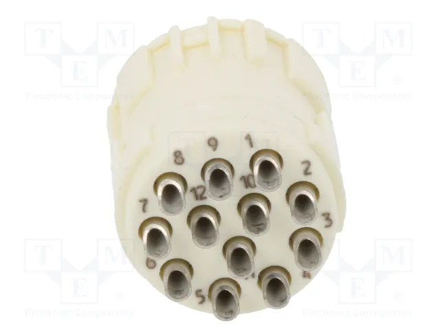 HARTING Conector M23 hembra de 12 pines para aplicaciones industriales