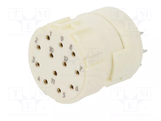 HARTING Conector M23 hembra de 12 pines para aplicaciones industriales