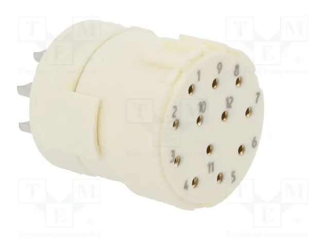 HARTING Conector M23 hembra de 12 pines para aplicaciones industriales