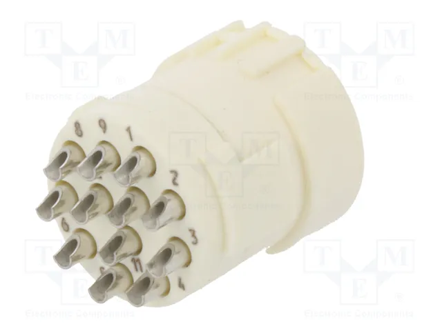 HARTING Conector M23 hembra de 12 pines para aplicaciones industriales