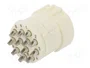 HARTING Conector M23 hembra de 12 pines para aplicaciones industriales