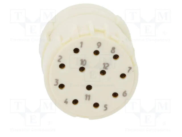 HARTING Conector M23 hembra de 12 pines para aplicaciones industriales