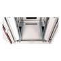 ROLINE 26.21.0051 Rack de 19 Pulgadas, Bastidor de Red de 22U, 800 x 800 mm, Gris Acero con Puertas de Vidrio, IP20, Capacidad 600 kg