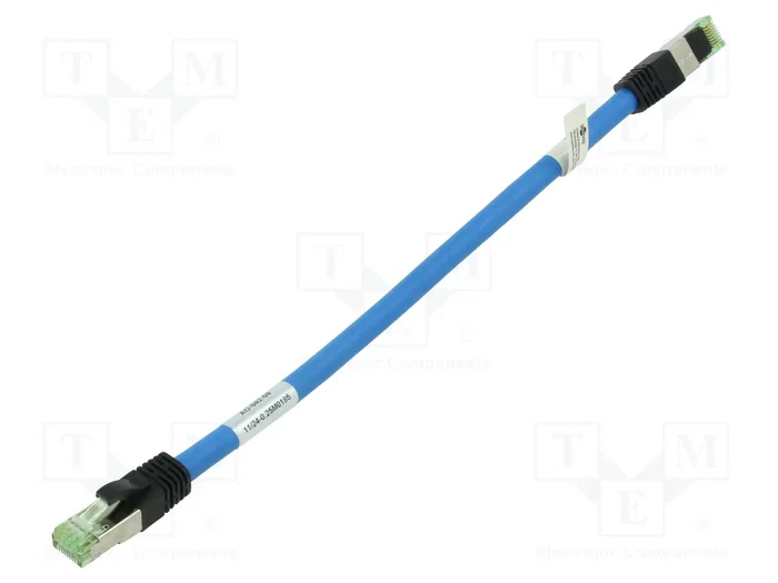 GOOBAY Patch cord S/FTP Cat 8.1 RJ45 250mm azul