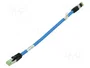GOOBAY Patch cord S/FTP Cat 8.1 RJ45 250mm azul