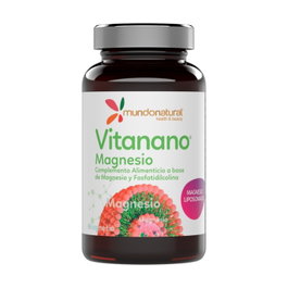 Mundonatural Vitanano Magnesio Liposomado 30 Cápsulas Complemento Alimenticio Cansancio Fatiga