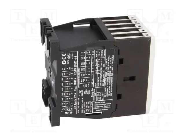 EATON ELECTRIC Contactor DILM12 3-polar 12A 400VAC