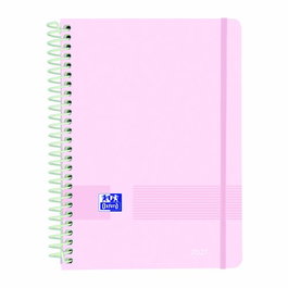 Oxford Agenda Anual 2027 Live&Go Vivos con Espiral Rosa A5