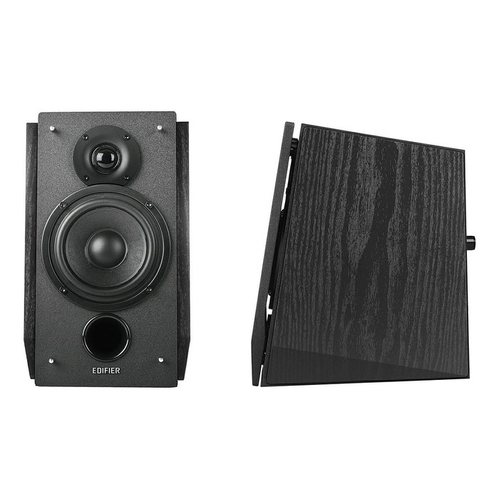 Edifier R1855DB Altavoces 2.0 Bluetooth y Cableados, Negro, 70W RMS, 60-20000 Hz, Conectividad Inalámbrica y por Cable