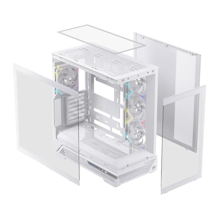 Einarex S800 RGB Blanca con Cristal Templado