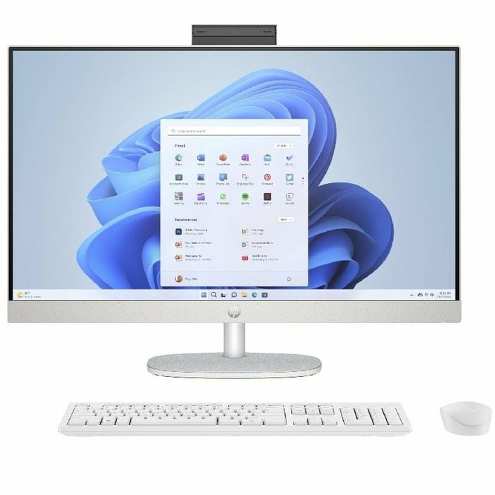 HP 27-cr1010ns All-in-One 27 pulg. Intel Core Ultra 5, 16 GB, 512 GB SSD, Blanco