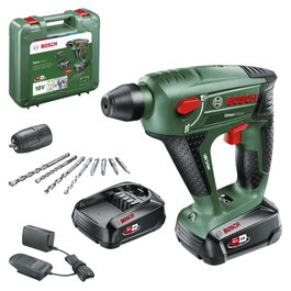 Bosch UNEO Maxx Martillo Perforador Inalámbrico 18V con 2 Baterías de 2.0 Ah