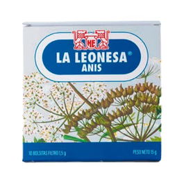 LA LEONESA Manzanilla con Anís, 10 Bolsitas
