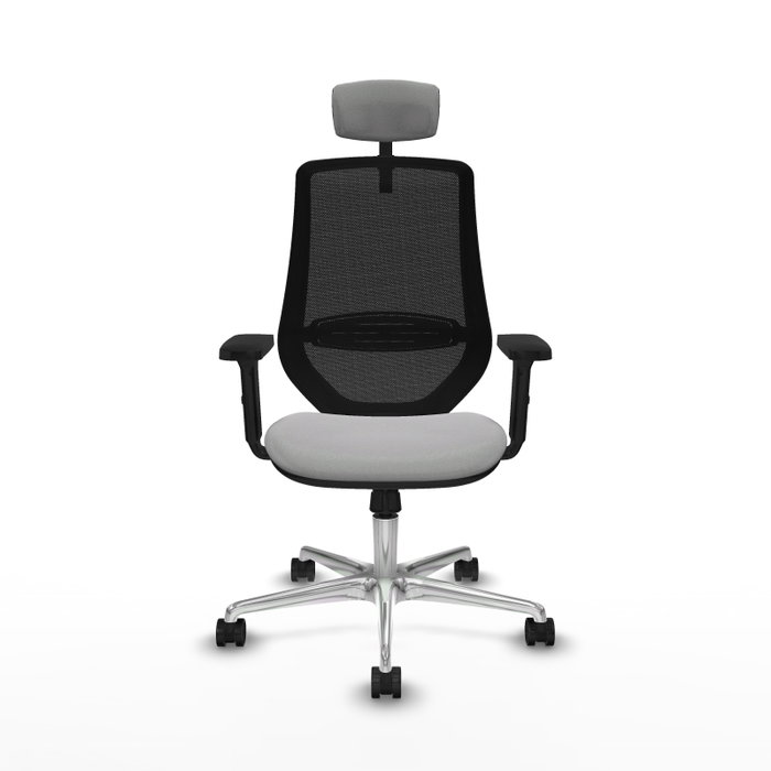 PIQUERAS Y CRESPO Silla de oficina Mardos con mecanismo Sincro, Gris claro y Negro PIQUERAS Y CRESPO Silla de oficina Mardos con mecanismo Sincro, Gris claro y Negro
