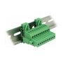 DeLOCK 65941 Terminal block de 10 pines para carril DIN