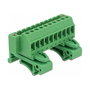DeLOCK 65941 Terminal block de 10 pines para carril DIN