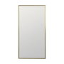 Ixia Espejo Decorativo de Aluminio Dorado 50 x 100 cm