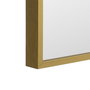 Espejo Dorado Aluminio Decoración 50 X 100 cm