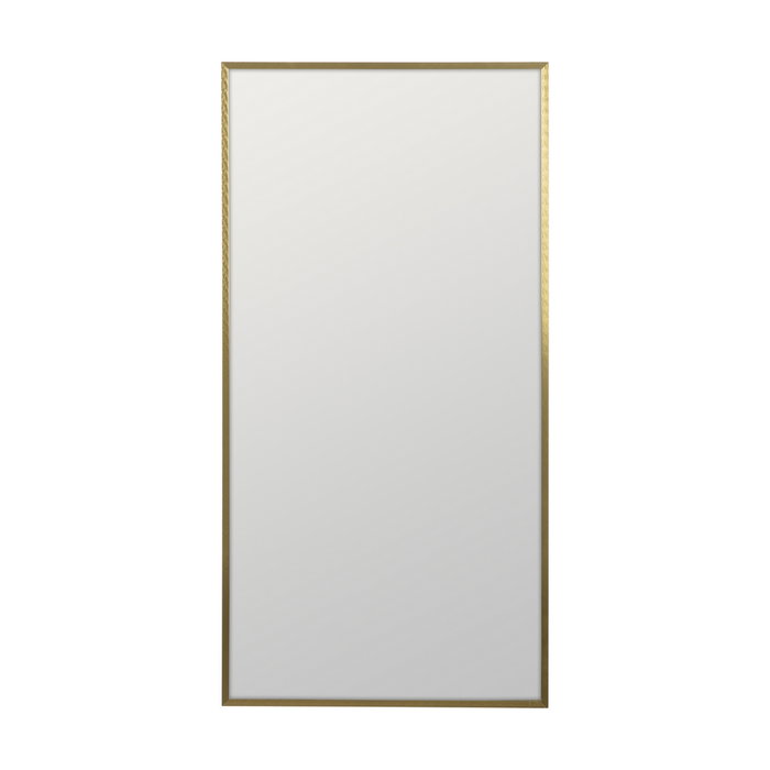 Espejo Dorado Aluminio Decoración 50 X 100 cm Espejo Dorado Aluminio Decoración 50 X 100 cm
