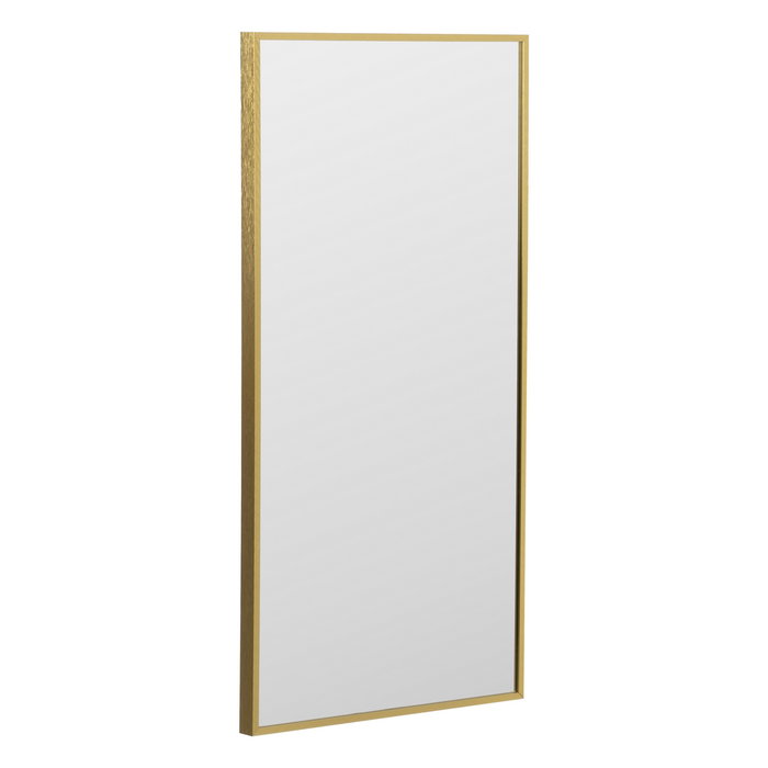 Espejo Dorado Aluminio Decoración 50 X 100 cm Espejo Dorado Aluminio Decoración 50 X 100 cm