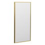 Espejo Dorado Aluminio Decoración 50 X 100 cm