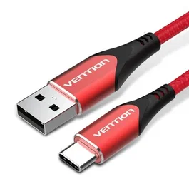 Vention CODRG Cable USB-A a USB-C 2.0 Trenzado 1.5m Rojo