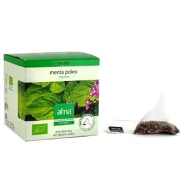 ALMA HOME Infusión Menta Poleo Ecológica y Vegana, 15 Pirámides