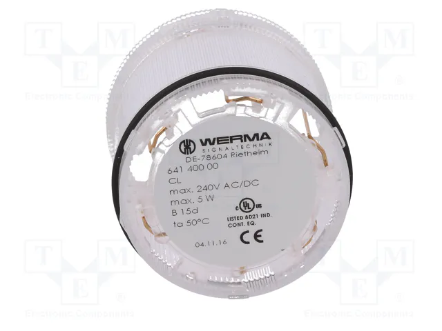 WERMA KombiSIGN 71 Señalizador Luminoso Blanco IP65