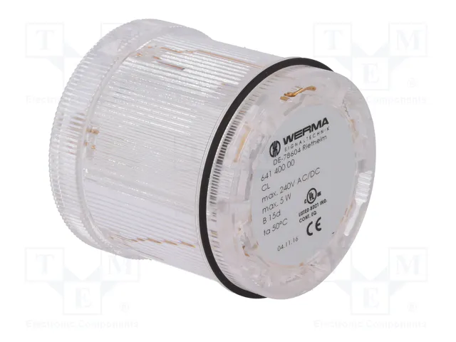 WERMA KombiSIGN 71 Señalizador Luminoso Blanco IP65