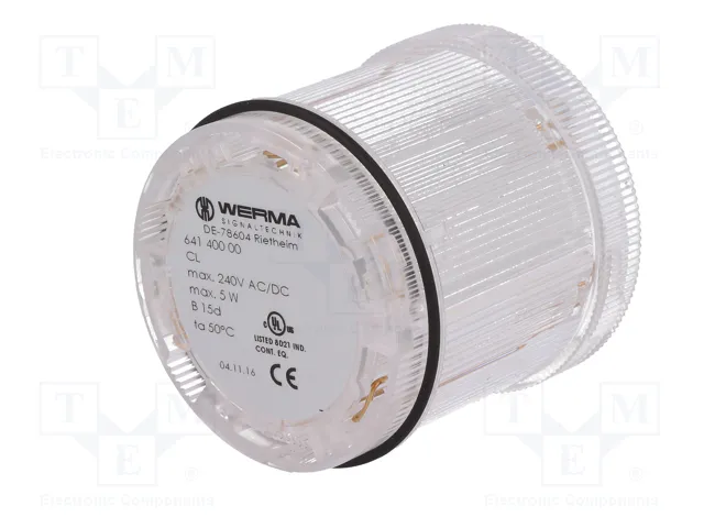 WERMA KombiSIGN 71 Señalizador Luminoso Blanco IP65