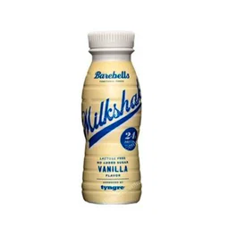 BAREBELLS Batido de Proteínas Milkshake Sabor Vainilla, Sin Lactosa y Sin Azúcar Añadido, 24g de Proteína, 330 ml