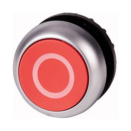 Eaton M22-D-R-X0 Botón de presión plano rojo