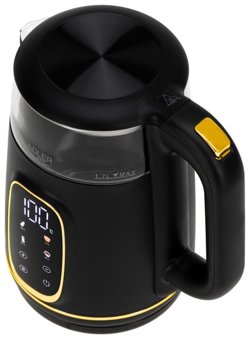 Adler AD 1305 Hervidor Eléctrico Negro y Dorado