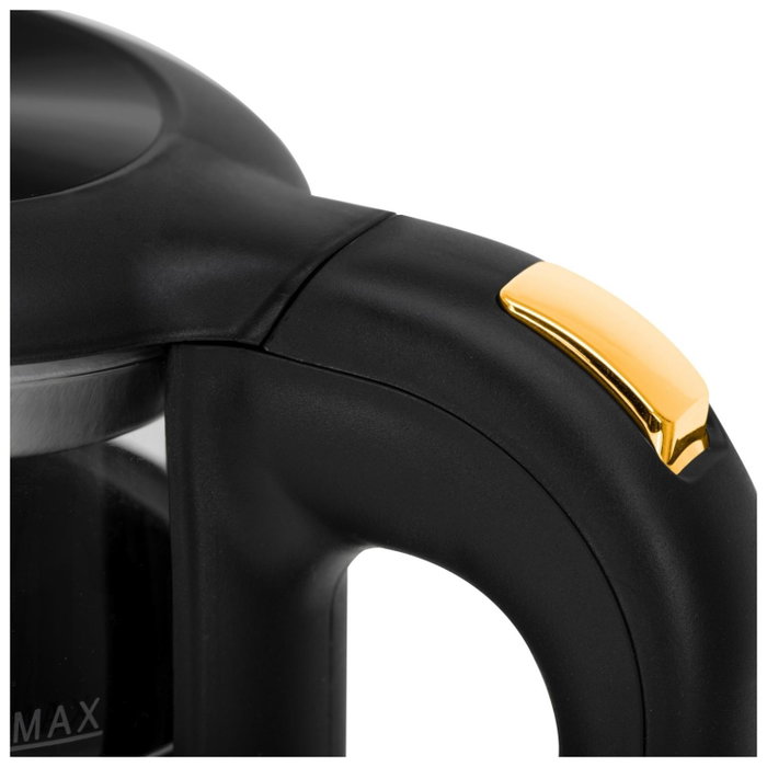 Adler AD 1305 Hervidor Eléctrico Negro y Dorado