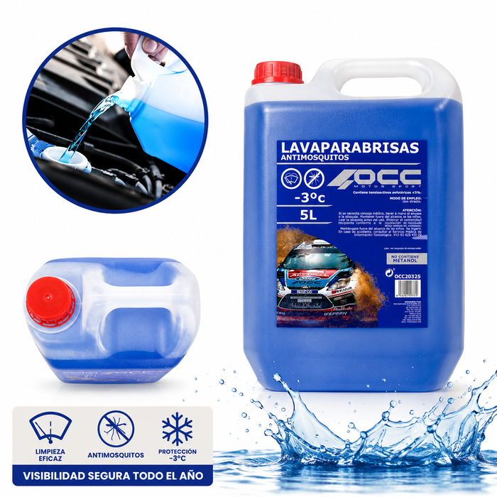 Occ Motorsport Limpiaparabrisas Antimosquitos 5 Litros Occ Motorsport Limpiaparabrisas Antimosquitos 5 Litros