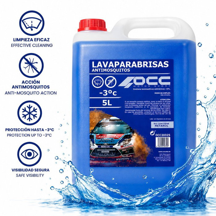 Occ Motorsport Limpiaparabrisas Antimosquitos 5 Litros Occ Motorsport Limpiaparabrisas Antimosquitos 5 Litros