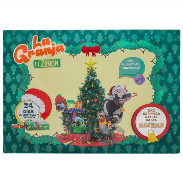 La Granja de Zenón - Calendario de Adviento con 24 Figuras y Accesorios, Juguete para Niños +3 Años, Producto Oficial Licenciado