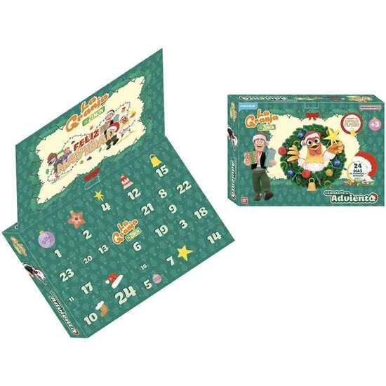 La Granja de Zenón - Calendario de Adviento con 24 Figuras y Accesorios, Juguete para Niños +3 Años, Producto Oficial Licenciado