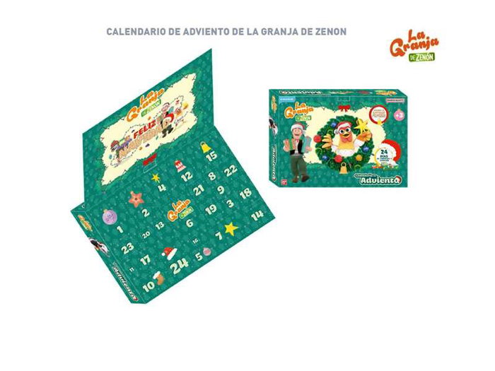 La Granja de Zenón Calendario Adviento con Figuras y Accesorios para Niños +3 Años
