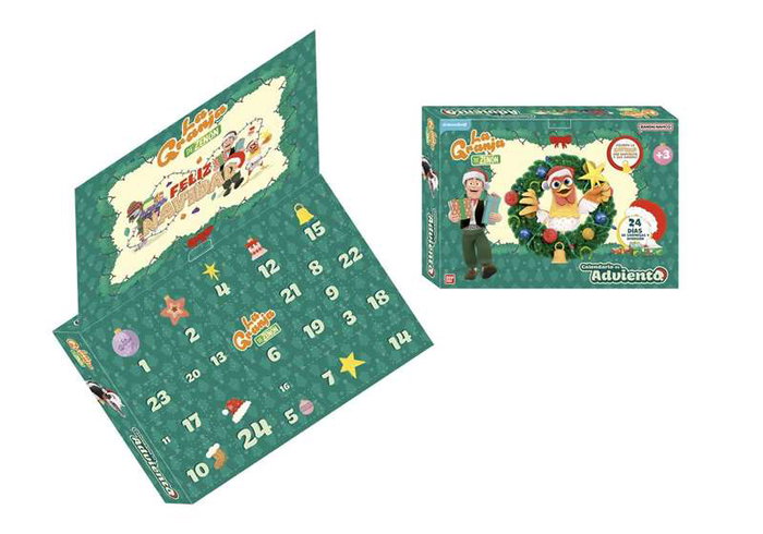 La Granja de Zenón Calendario Adviento con Figuras y Accesorios para Niños +3 Años