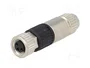 HARTING Conector M8 Hembra 3 Pines Recto Industrial