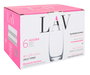 LAV Set de 6 Vasos para Refresco Adora, 390 ml, Dimensiones 22.4 x 15.4 x 15.2 cm (8 Cajas)